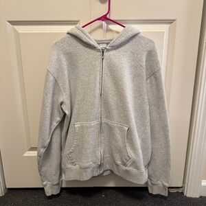 J.o&co Gray Zip-Up Hoodie